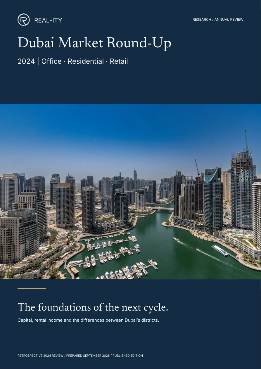 2024 · Dubai Market Round-Up front cover